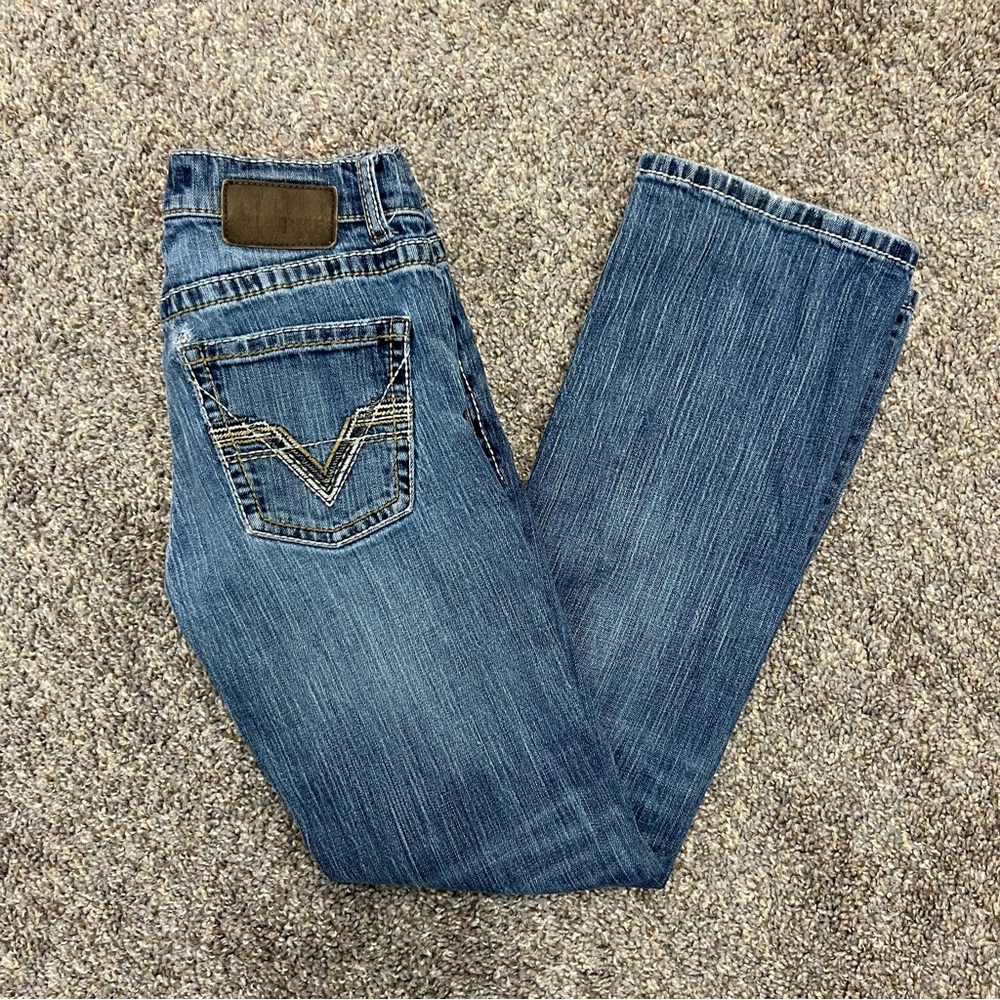 BKE buckle jeans mens 27S bootleg aiden‎ medium wash boys denim casual